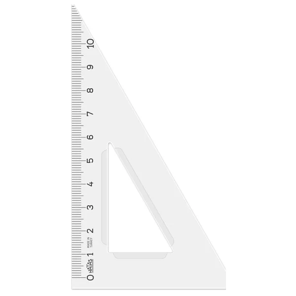 Hatas 60 Derece Gönye 12cm - Görsel 2