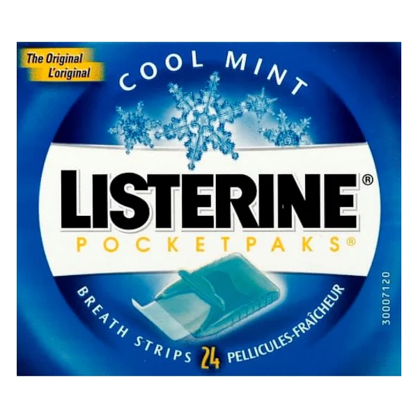 Listerine Cool Mint 24 Nefes Tazeleyici Strip - Görsel 2