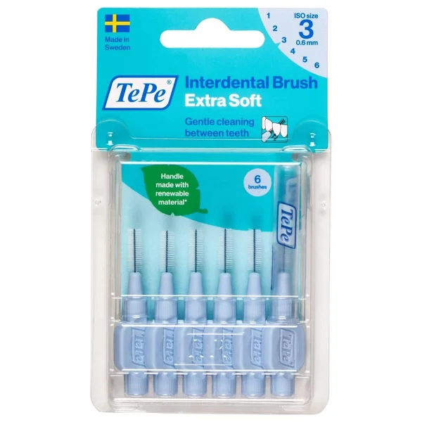 TEPE Blister X-Soft 0.6 MM - MAVİ Diş Arayüz Fırçası (1x 8 Adet) - Görsel 3