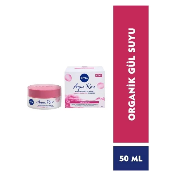 Nivea Aqua Rose Nemlendirici Jel Krem 50 Ml - Görsel 2