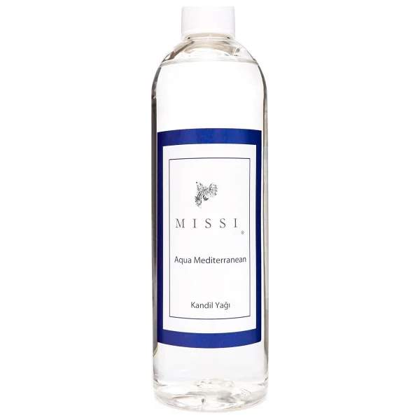 400 Ml Aqua Medıterranean Kokulu Kandil Yağı - Görsel 2