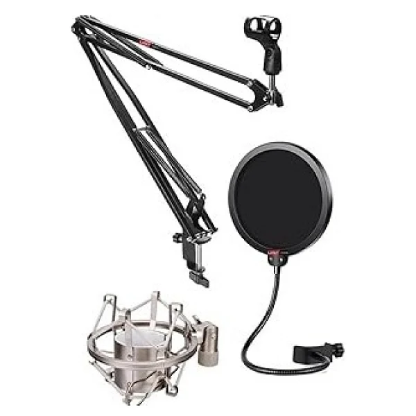 Lastvoice Nb40x Set Rode Nt1-A İçin Mikrofon Standı Filtre Shock Mount - Görsel 2