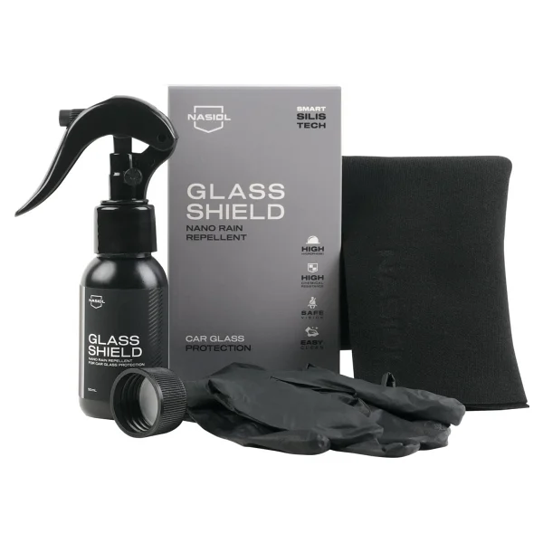 Nasiol Glasshield Araç Nano Yağmur Kaydırıcı Ve Su İtici Sprey-50 Ml-2 Yıl Etkili-Cam Koruma,Otomobil,Motosiklet Cam,Ayna Su Kaydırıcı,Yağmur Tutmaz Nano Kaplama - Görsel 2