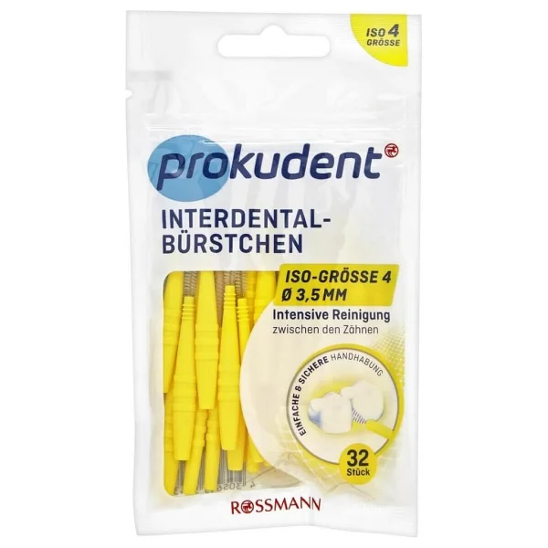 Prokudent Sarı Iso 4 0.7 Mm 32'li Arayüz Fırçası - Görsel 2