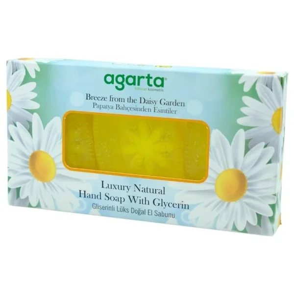 Agarta Doğal El Sabunu Papatya Bahçesi 3x100 Gr - Görsel 2