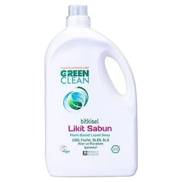 U Green Clean Organik Bitkisel Portakal Yağlı Sıvı Sabun 2.75 Lt - Görsel 2