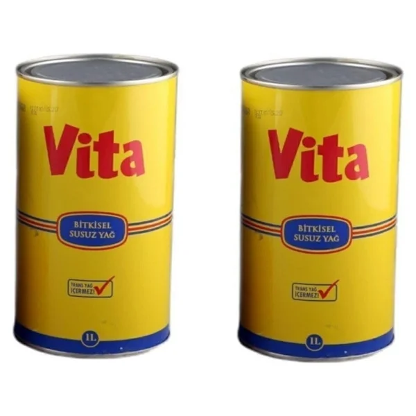 Vita Bitkisel Susuz Yağ 1 Lt X 2 Adet - Görsel 2