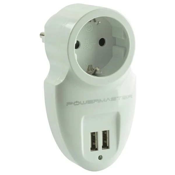 Powermaster Mr-16895 2 Usb'li Tekli Akım Korumalı Priz - Görsel 2