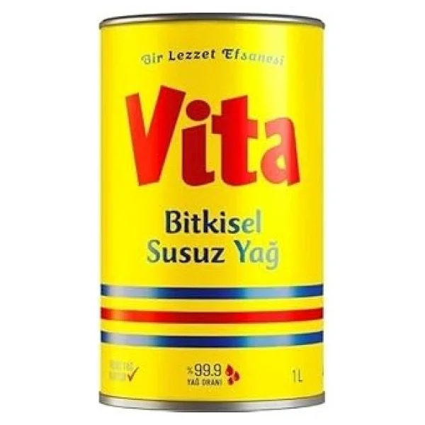 Vita Bitkisel Susuz Margarin 1 Lt - Görsel 2