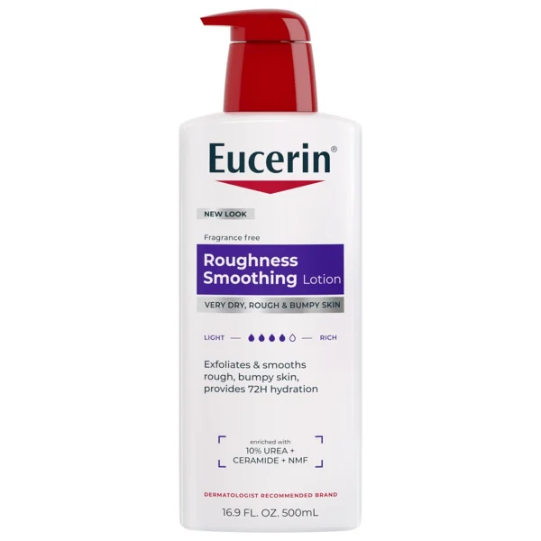 Eucerin Pürüzlülük Giderici Vücut Losyonu, Kuru Ciltler İçin Kokusuz Vücut Losyonu, 16.9 Fl Oz Pompa Şişesi - Görsel 2