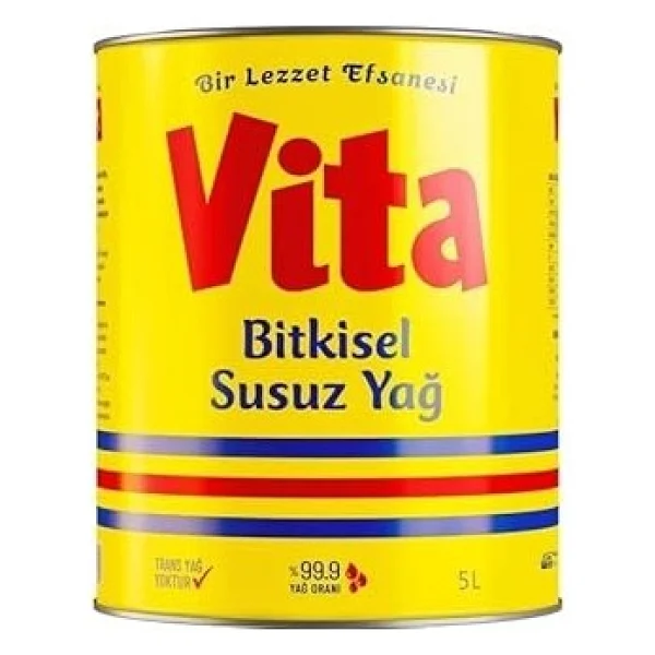 Vita Bitkisel Susuz Margarin 5 Lt - Görsel 2
