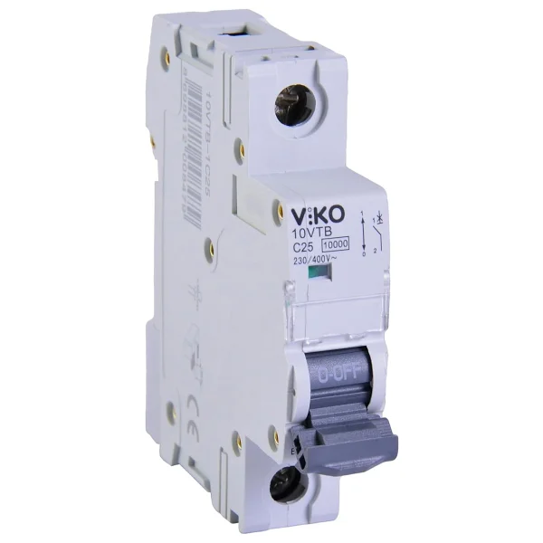 Viko 10vtb-1c25 Otomatik Sigorta 10ka C Tipi 1 Kutup 25a - Görsel 4