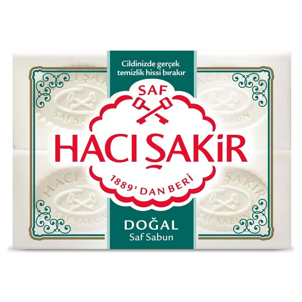Hacı Şakir Doğal Saf 4x200 Gr Beyaz Sabun - Görsel 2