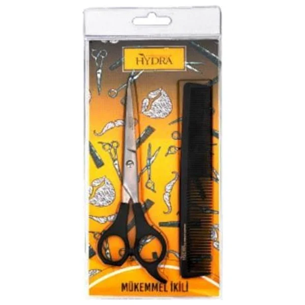 Hydra Berber Makası + Tarak Set 700 Mükemmel İkili Seti - Görsel 2
