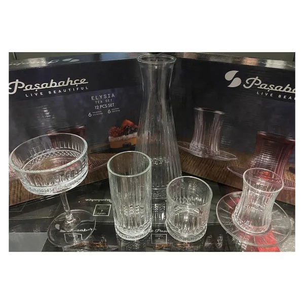 Pasabahce 61 Parça 12 Kişilik Elysia Su Takımı 5464562524543523