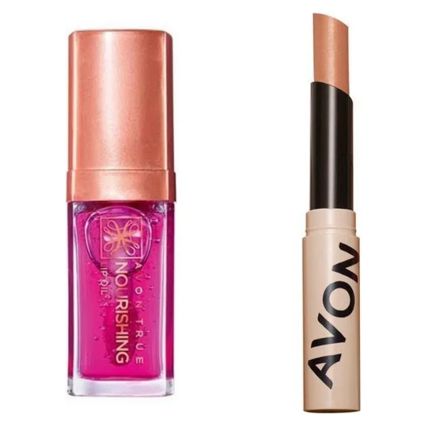 Avon True Nourishing Dudak Yağı 7 Ml. Blossom Ve Avon Tinted Lip Balm Papaya 2 Li Set - Görsel 2