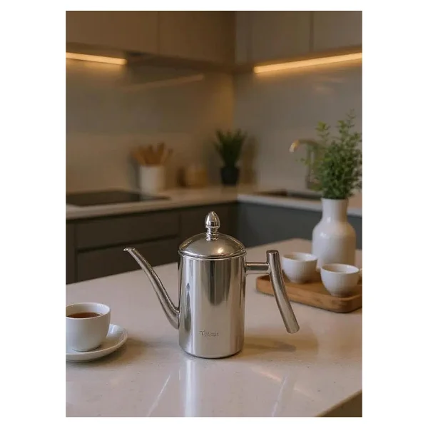 Bambum Zed 500 Ml Demlik Çelik Yağdanlık - Görsel 2