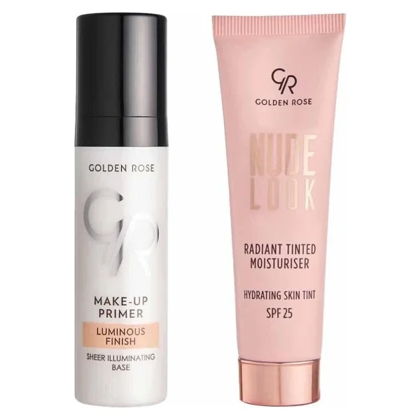 Golden Rose Make Up Primer Makyaj Bazı Ve No: 01 Fair Tint Renkli Nemlendirici Seti - Görsel 2