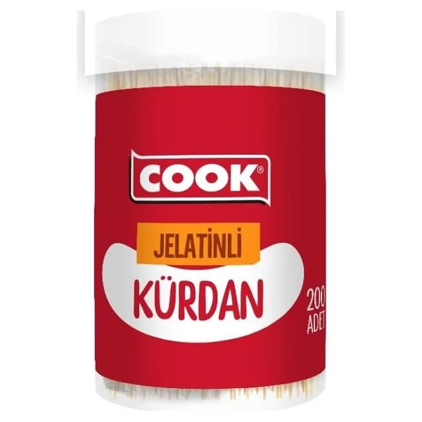 Cook Jelatinli Bambu Kürdan 200'lü - Görsel 2