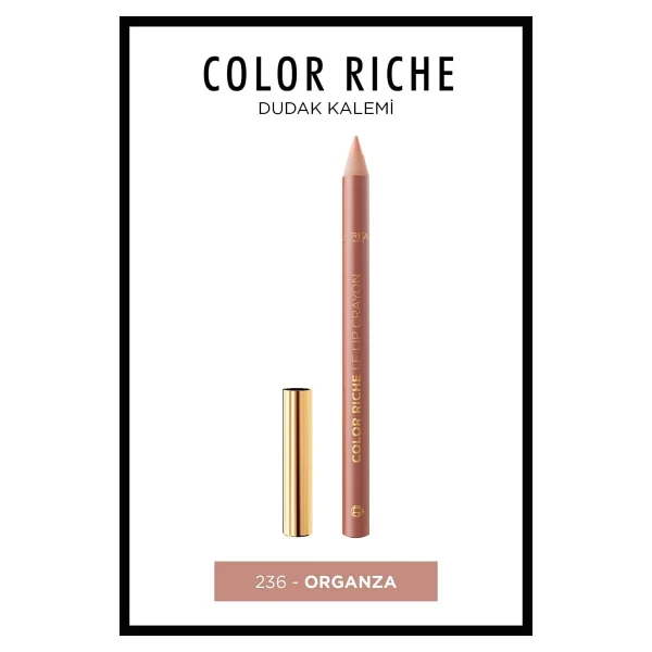 L'oreal Paris Color Riche 236 Organza Dudak Kalemi - Görsel 3