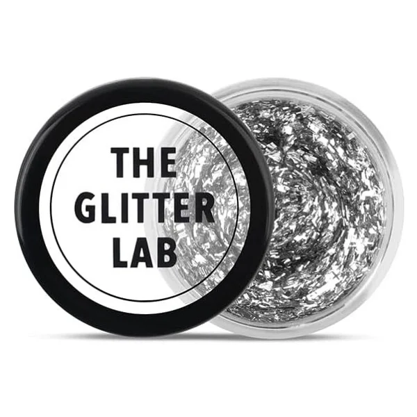 The Glitter Lab Jel Formlu Parlak Glitter - Silver Snow - Görsel 3