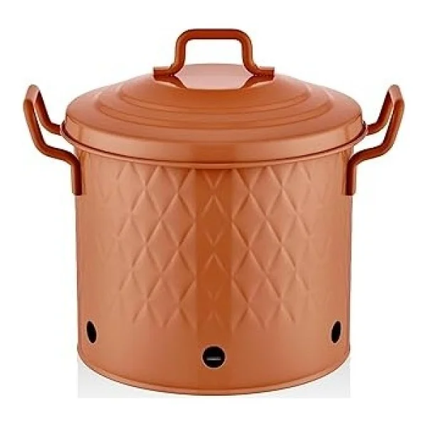 The Mia 30x30x30 Cm Terracotta Patates Soğan Kabı - Görsel 2