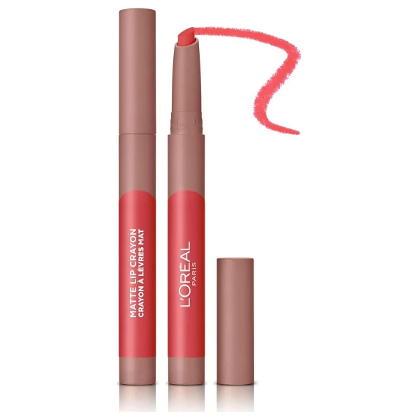 L'oreal Paris Infaillible Matte Lip Crayon 108 Hot Apricot Kalem Ruj - Görsel 2