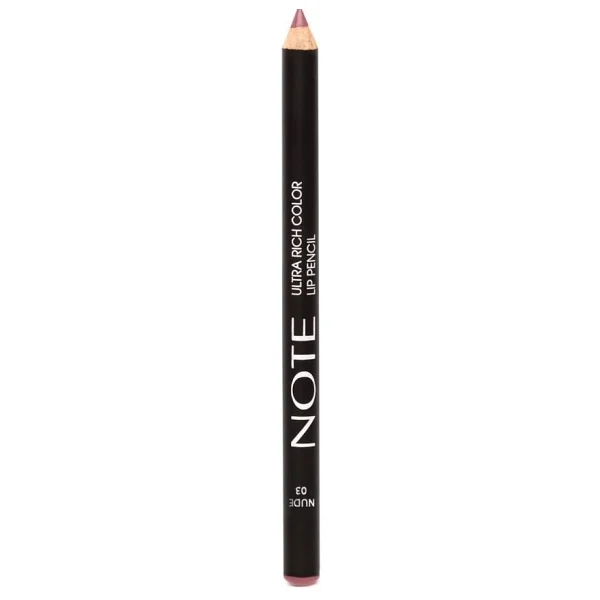 Note Ultra Rich Color Lip Pencil 03 Nude Dudak Kalemi - Görsel 2