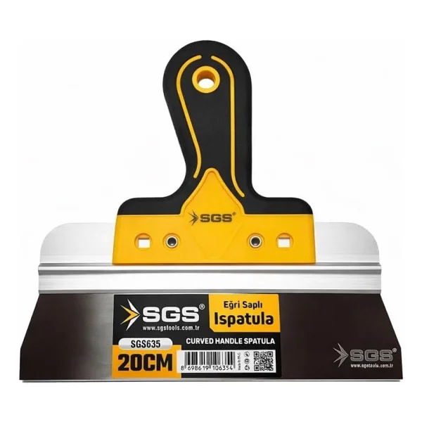 Sgs Eğri Saplı Ispatula 20cm - Görsel 2