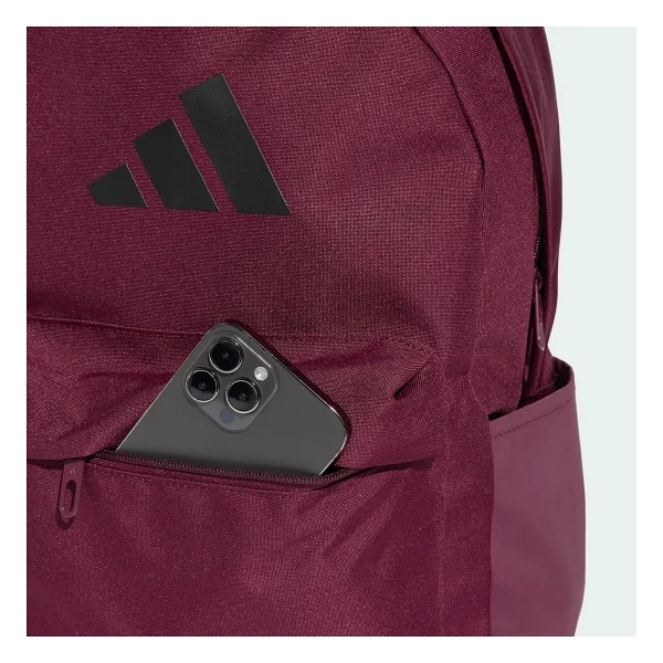 Adidas Classic 3 Bar Logo Kq6741 Bordo Sırt Çantası - Görsel 4