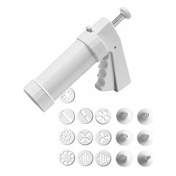 Kaiser Gebaeckpresse 200 Ml Patisserie 10 Designscheiben 6 Garniertuellen Kolay Tek Elle Kullanım - Görsel 9