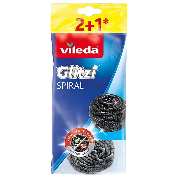 Vileda Çelik Top 3 Al 2 Öde Bulaşık Teli - Görsel 2
