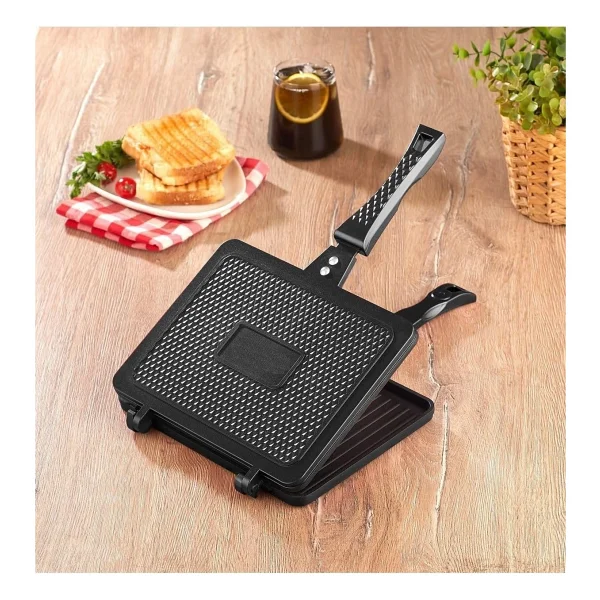 Oms 3733 Döküm Ocak Üstü Tost Makinesi - Görsel 2