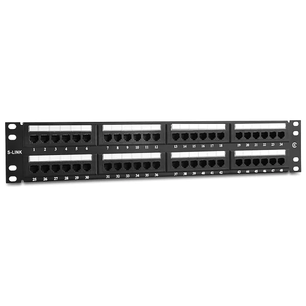 S-link SL-PC48 CAT5E 48 Port Patch Panel - Görsel 2