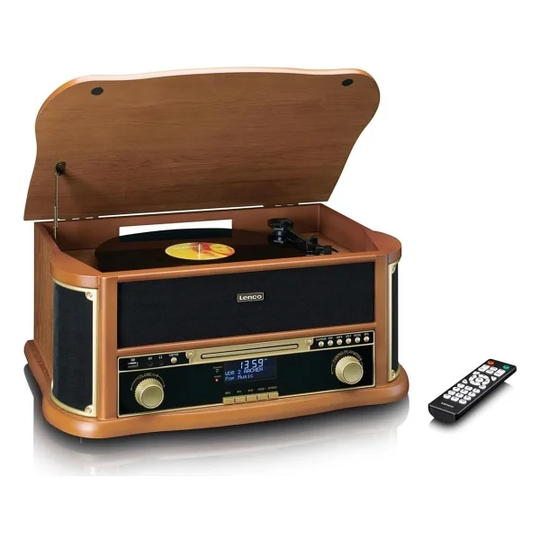 Lenco Classic Phono Tcd-2571 Retro Pikap - Görsel 2