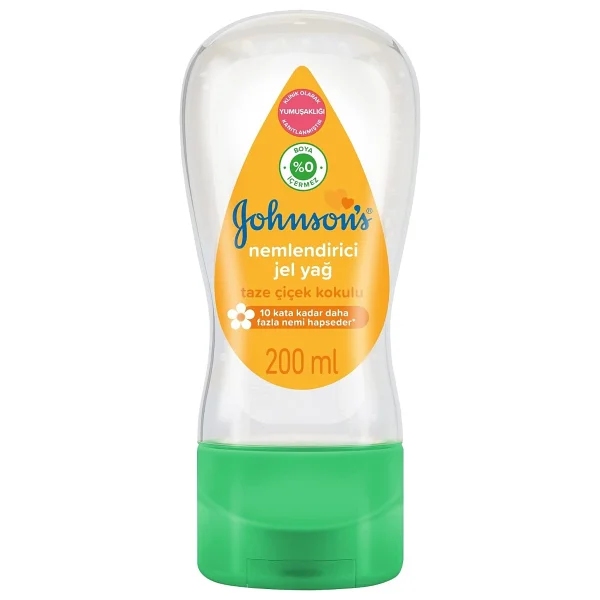 Johnson's Baby Taze Çiçek Kokulu Nemlendirici Jel Yağ 200 Ml - Görsel 5