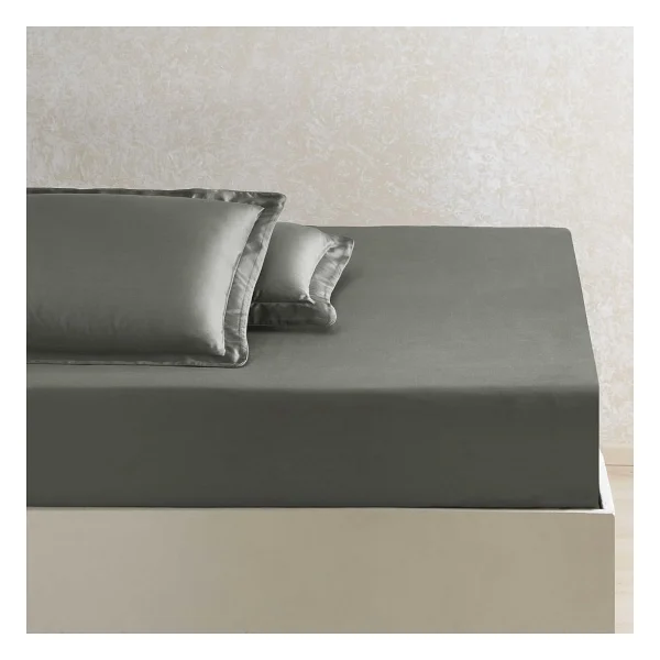 Linens X Tencel Lyocell Yeşil King Size Lastikli Çarşaf - Görsel 2