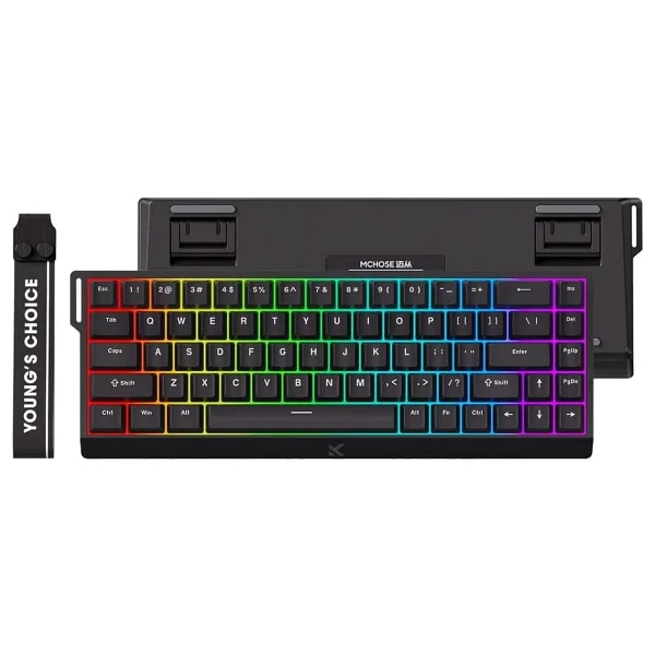 MCHOSE Ace68 E-sport Black%65 HE Uranus Manyetik Switch RGB Hotswap Mekanik Gaming Klavye - Görsel 2