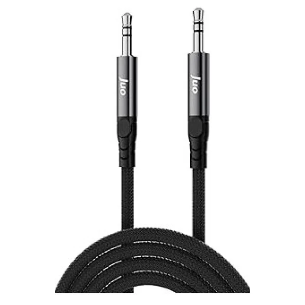 Juo Stereo 3.5mm Trs Jack Örgülü Aux Ses Kablosu 3 Metre - Görsel 2
