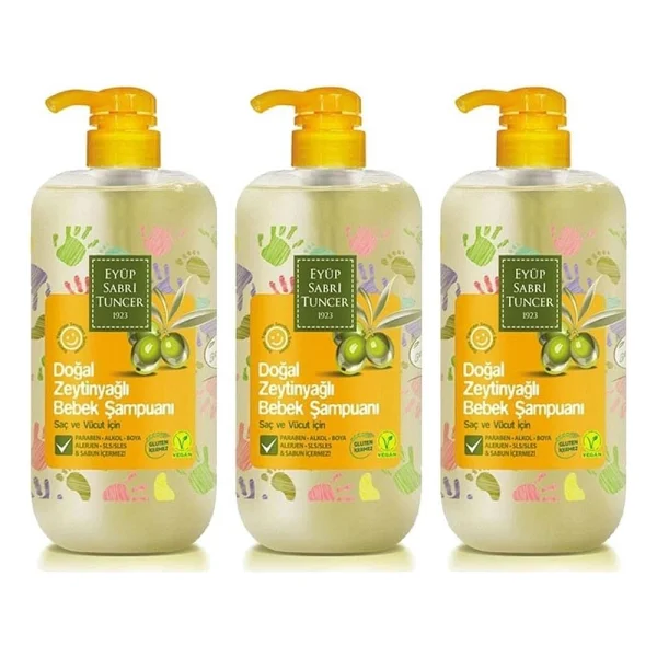 Eyüp Sabri Tuncer Bebek Şampuanı 600 ml x 3 - Görsel 2