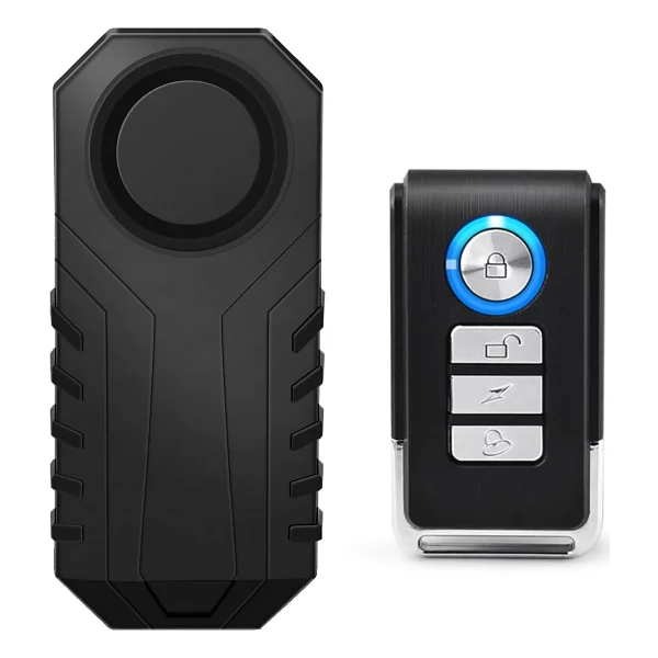 Ht-53 Motosiklet Bisiklet Alarmı Uzaktan Kumandalı 113db Su Geçirmez Kablosuz Hırsızlık Koruması Alarm Bisiklet Araba Scooter Pilli - Görsel 2
