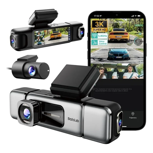 Botslab 360+ G980h Pro 4 Kameralı Araç Kamerası Seti - Görsel 2
