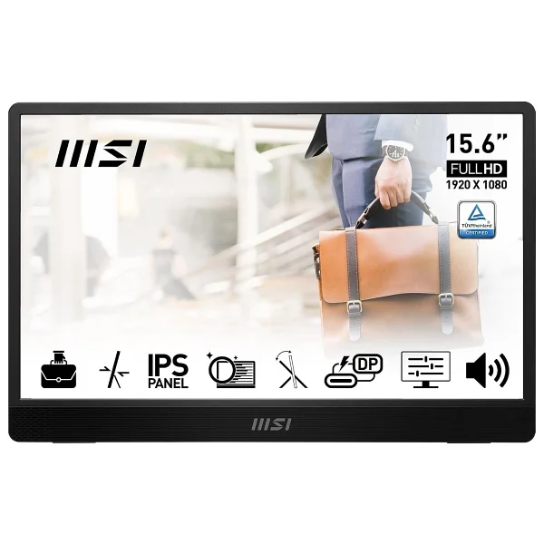 Msı Pro Mp161 E2 15.6" 4 Ms Full HD Ips 60 Hz Taşınabilir Monitör - Görsel 4