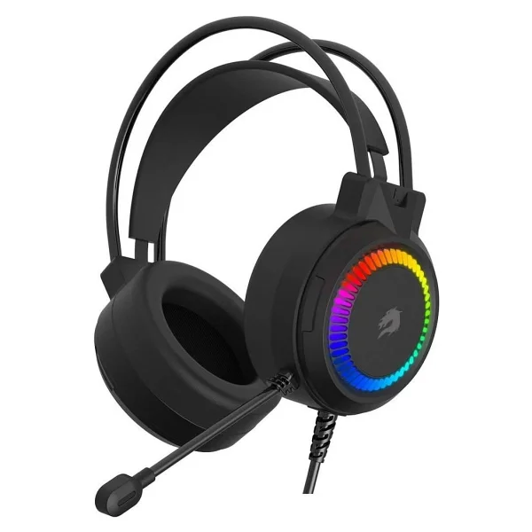 Gamebooster Hammer H02b Siyah RGB USB Kablolu Kulak Üstü Oyuncu Kulaklığı - Görsel 2