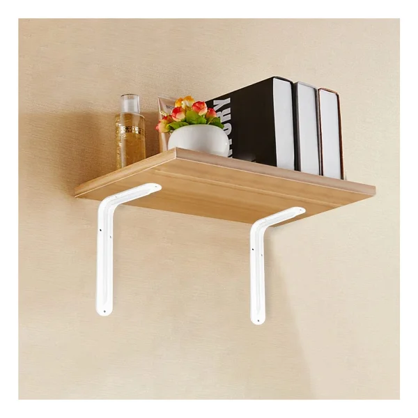 Feyzayapı Raf Altı Ayak Raf Tutucu L Demir 11 X 14 Cm Beyaz Montaj Aparatı (2 Adet) - Görsel 6