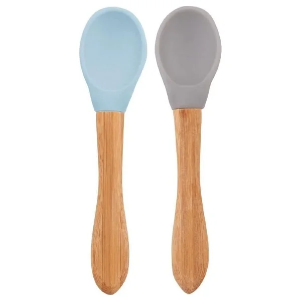 Oioi Basıcs Mama Kaşığı Mineral Blue/Powder Grey - Görsel 2