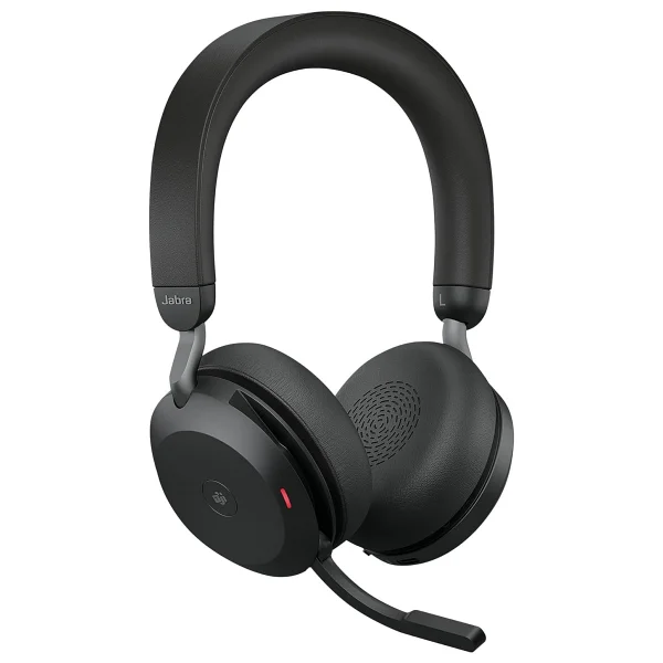 Jabra Evolve2 75 Ms USB Stereo Kulak Üstü Çağrı Merkezi Kulaklığı - Görsel 2