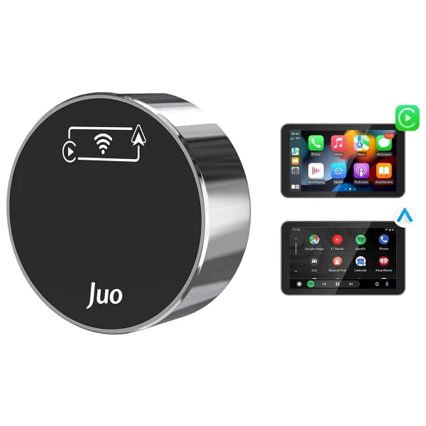 Juo Kablosuz Carplay Android Auto Kabloludan Kablosuza Çevirici USB Ve Type-C Adaptör - Görsel 2