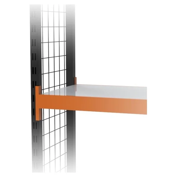 Rafburada 5 Katlı Dekoratif Midi Rack - Ekonomik Depo,Arşiv, Kiler Rafı Sıyah-Turuncu-46x150 Cm-150 Cm - Çok Renkli - Görsel 4