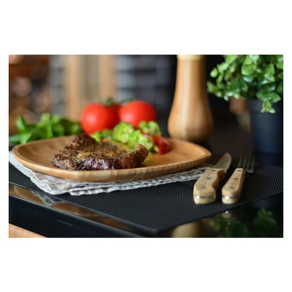 Bambum Penne Kare Tabak 20 Cm B2501 - Görsel 3